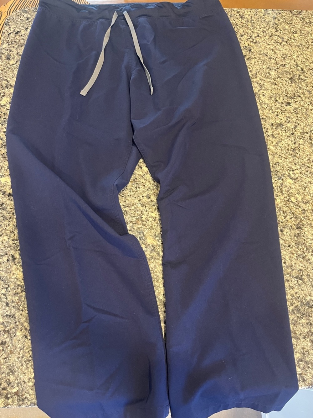 FIGS scrub pants- navy with Gray Drawstring- Livingston bottoms